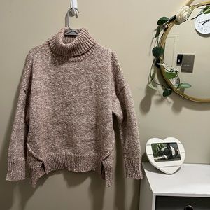 Warm F21 pink turtle neck sweater